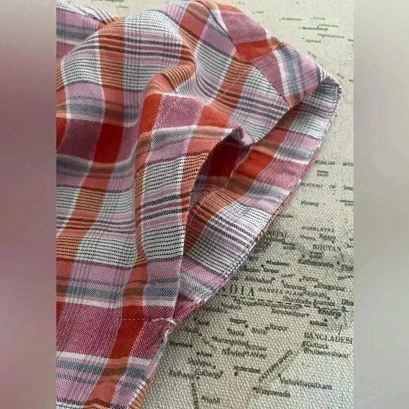 Madewell XXS Plaid Boxy Top - Picture 5 of 10